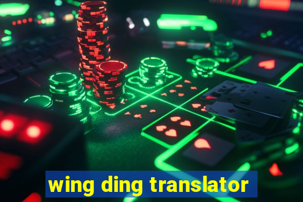 wing ding translator